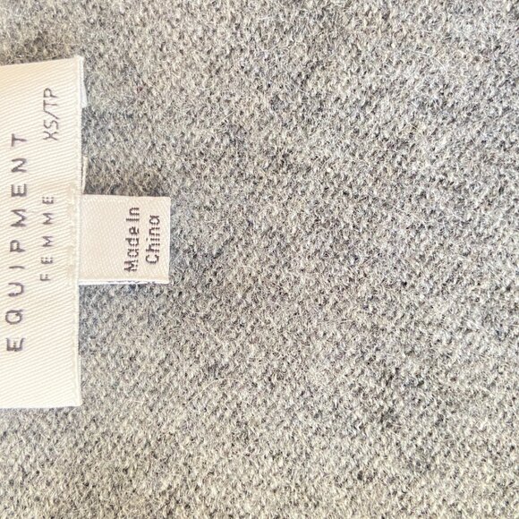 EQUIPMENT CASHMERE BUTTON FRONT ELDER CARDIGAN XS - Picture 2 of 9